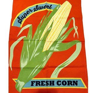 TAG Ltd. Orange Fresh Corn Kitchen Towel. No  Available at Tag. Cotton.